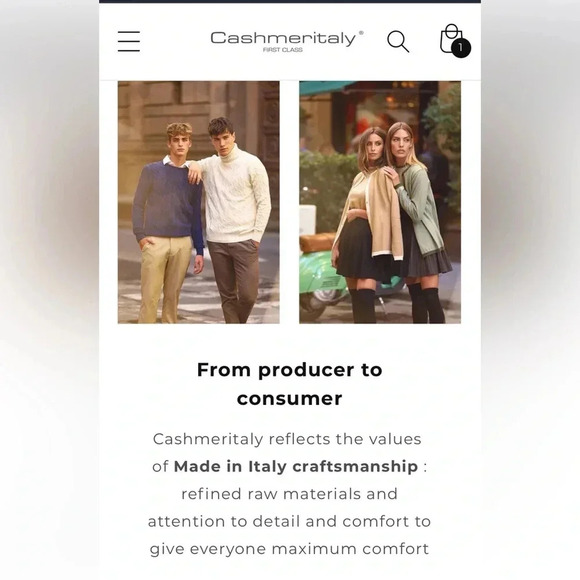 Cashmere silk blend cardigan sweater back buttons made in Italy neutral sweater - Picture 10 of 13